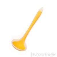 Trustworthy Buy 11-Inch Heat Resistant Silicone Soup Ladle (Yellow) - B01ANC7WFK